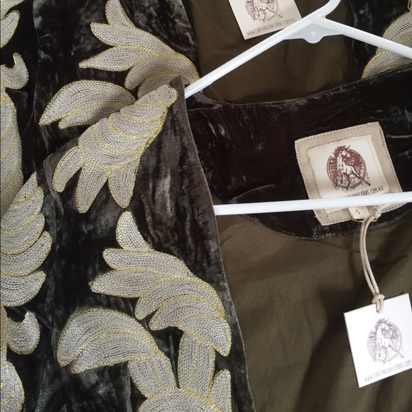 TRADED: Movin On Up Velvet Jacket -“Olive” - Picture 13 of 16